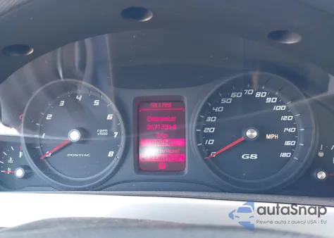 2008 Pontiac G8 z USA, uszkodzony, nr VIN 6G2ER57768L126120